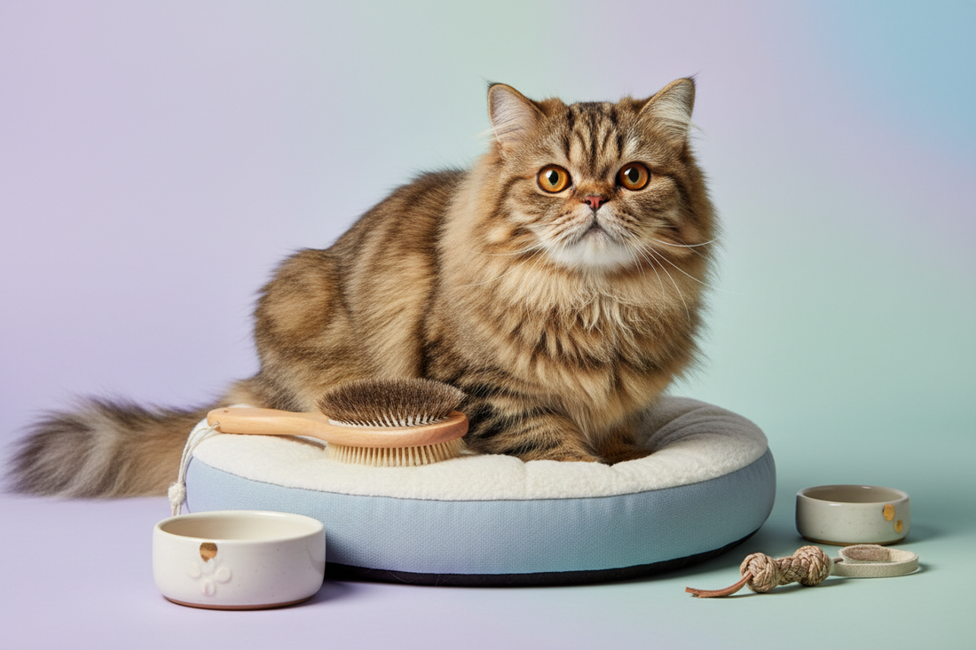 Persian cat accessories grooming brush bed toys long hair tabby cat