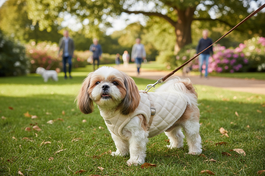 arnés para Shih Tzu paseo seguro raza pequeña