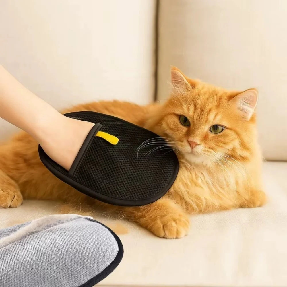 Guante Quitapelos para Perros y Gatos – Elimina el Pelo de Sofás, Ropa y Alfombras