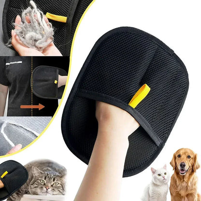 Guante Quitapelos Doble Cara para Perros y Gatos – Sofás, Ropa y Alfombras