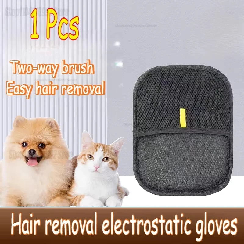 Guante Quitapelos para Perros y Gatos – Elimina el Pelo de Sofás, Ropa y Alfombras