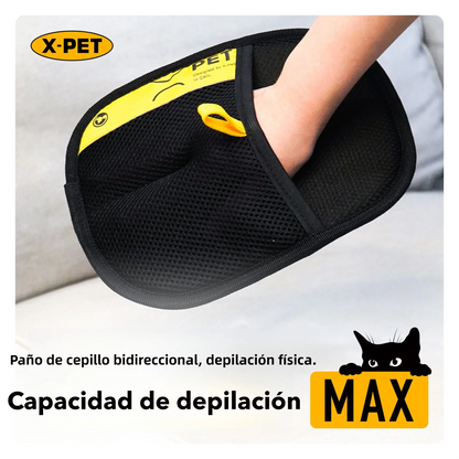 Guante Electrostático Quitapelos 2 en 1 para Perros y Gatos – Seguro y Reutilizable