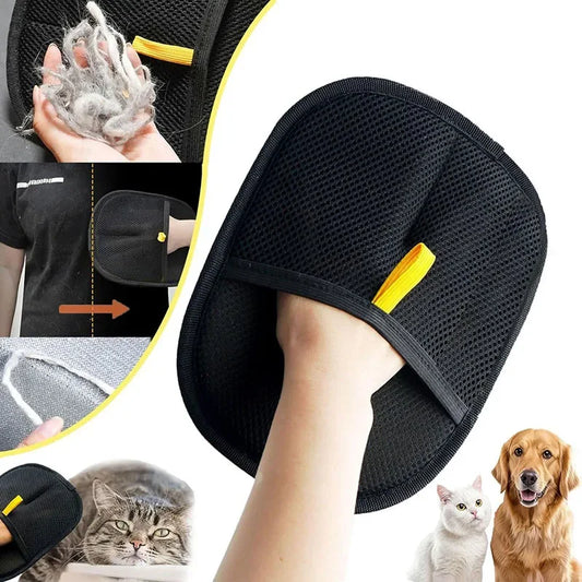 Guante Quitapelos Reutilizable para Mascotas – Pelo de Perro y Gato en Segundos