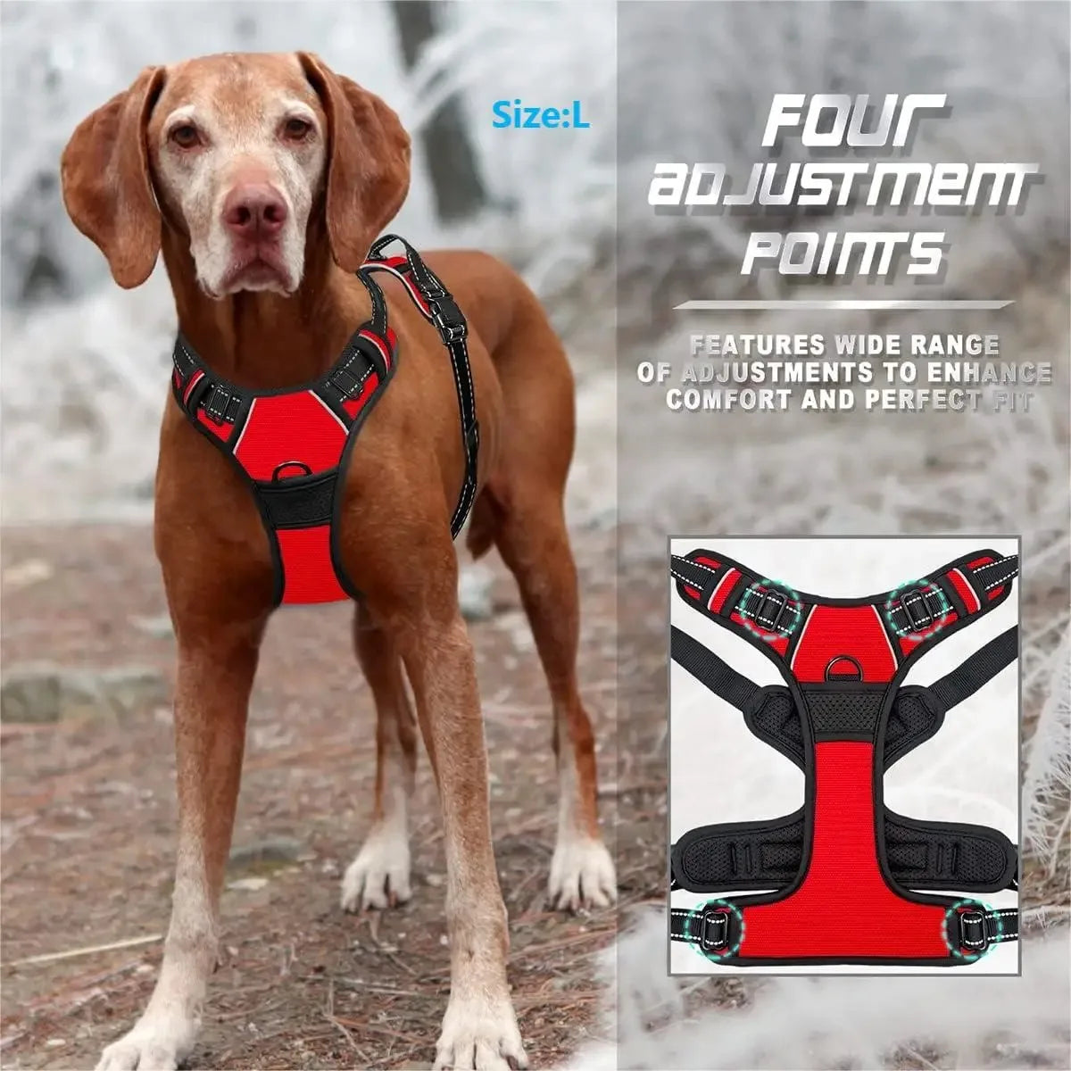 Arnés Ajustable para Perros y Gatos