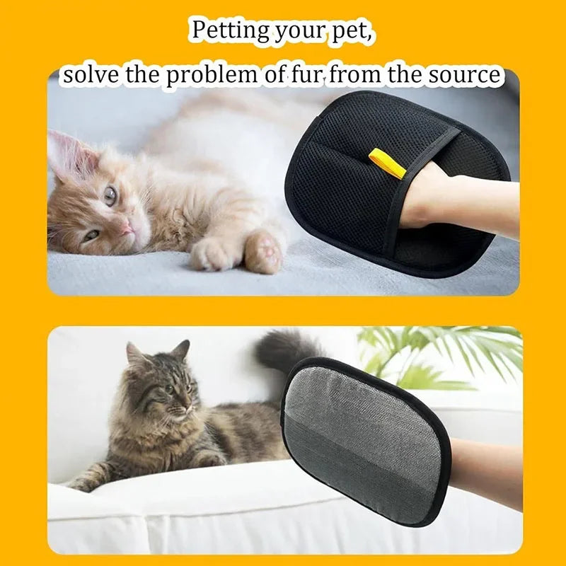 Guante Quitapelos Doble Cara para Perros y Gatos – Sofás, Ropa y Alfombras