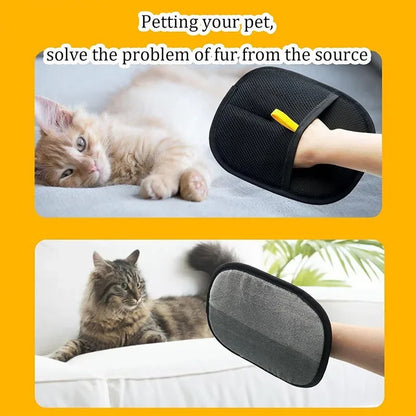 Guante Quitapelos Doble Cara para Perros y Gatos – Sofás, Ropa y Alfombras
